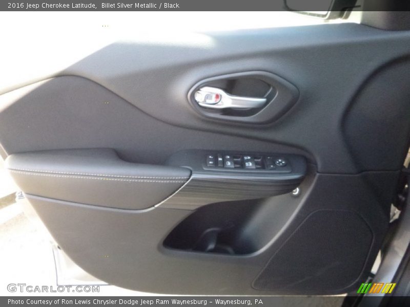 Billet Silver Metallic / Black 2016 Jeep Cherokee Latitude