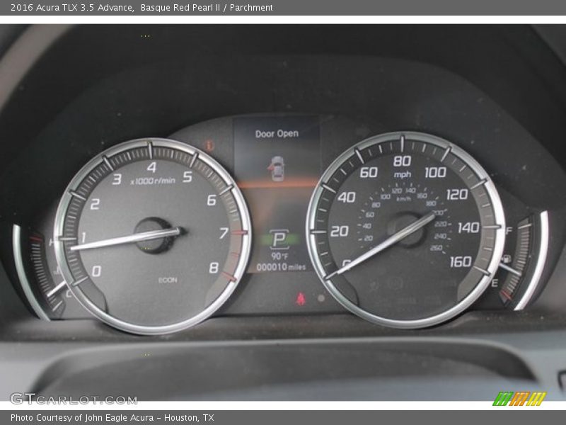 Basque Red Pearl II / Parchment 2016 Acura TLX 3.5 Advance