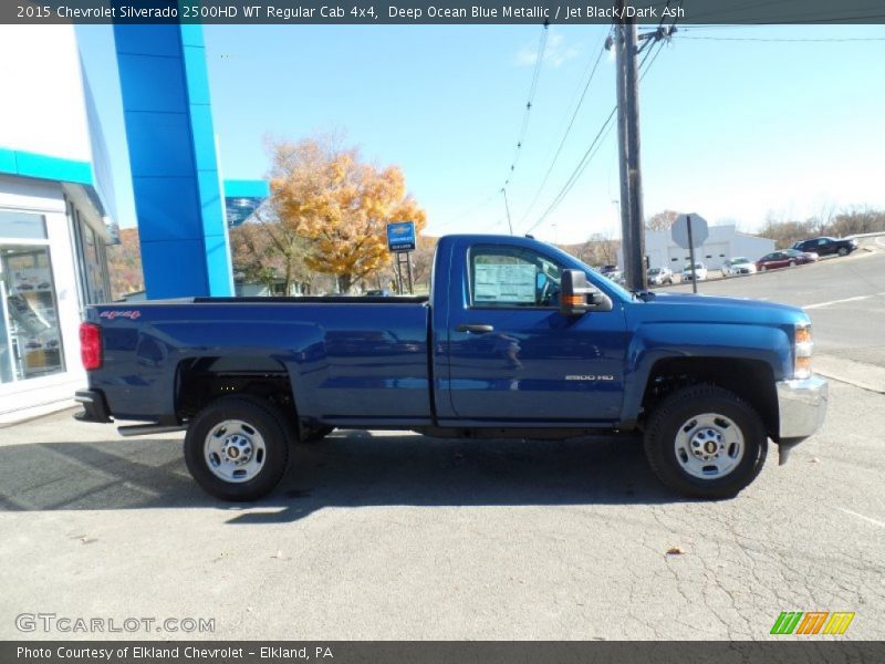 Deep Ocean Blue Metallic / Jet Black/Dark Ash 2015 Chevrolet Silverado 2500HD WT Regular Cab 4x4