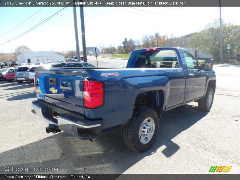 Deep Ocean Blue Metallic / Jet Black/Dark Ash 2015 Chevrolet Silverado 2500HD WT Regular Cab 4x4