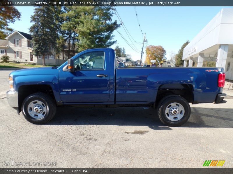  2015 Silverado 2500HD WT Regular Cab 4x4 Deep Ocean Blue Metallic
