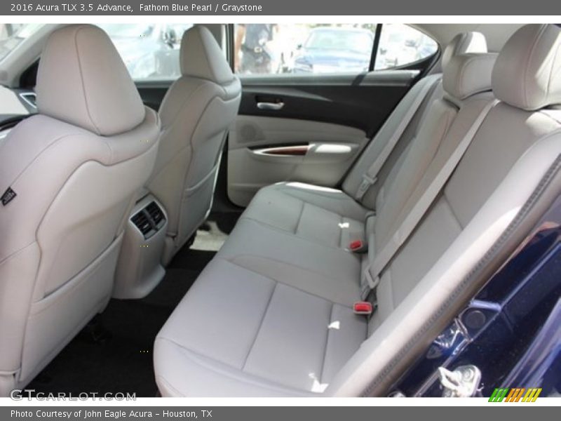 Rear Seat of 2016 TLX 3.5 Advance