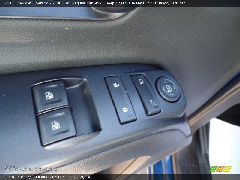 Deep Ocean Blue Metallic / Jet Black/Dark Ash 2015 Chevrolet Silverado 2500HD WT Regular Cab 4x4