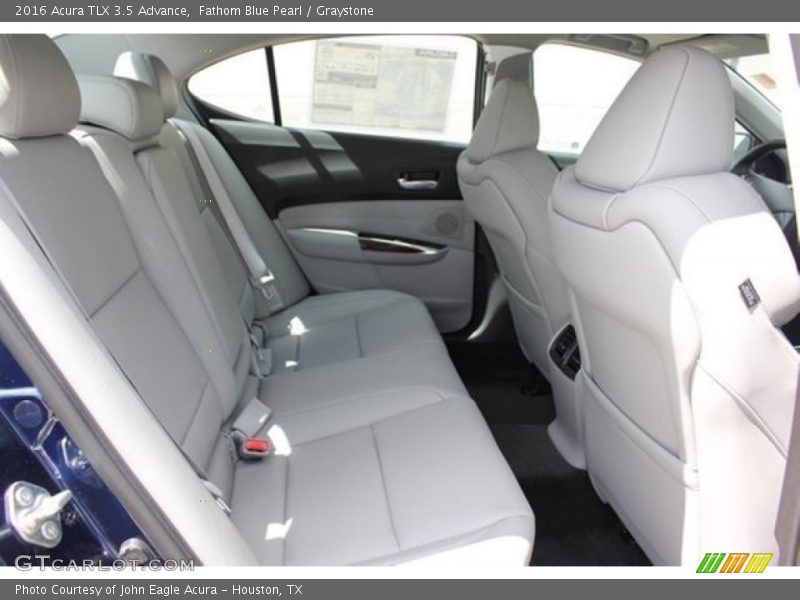 Fathom Blue Pearl / Graystone 2016 Acura TLX 3.5 Advance