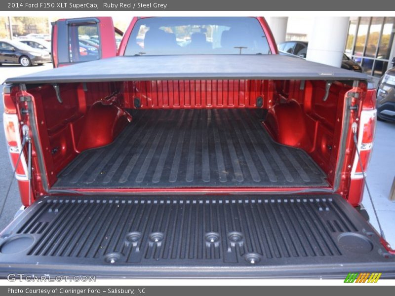 Ruby Red / Steel Grey 2014 Ford F150 XLT SuperCab