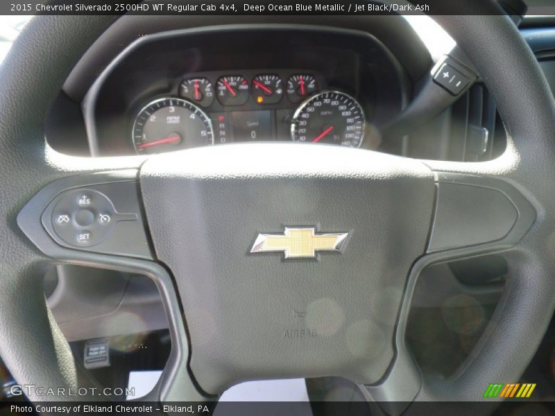 Deep Ocean Blue Metallic / Jet Black/Dark Ash 2015 Chevrolet Silverado 2500HD WT Regular Cab 4x4