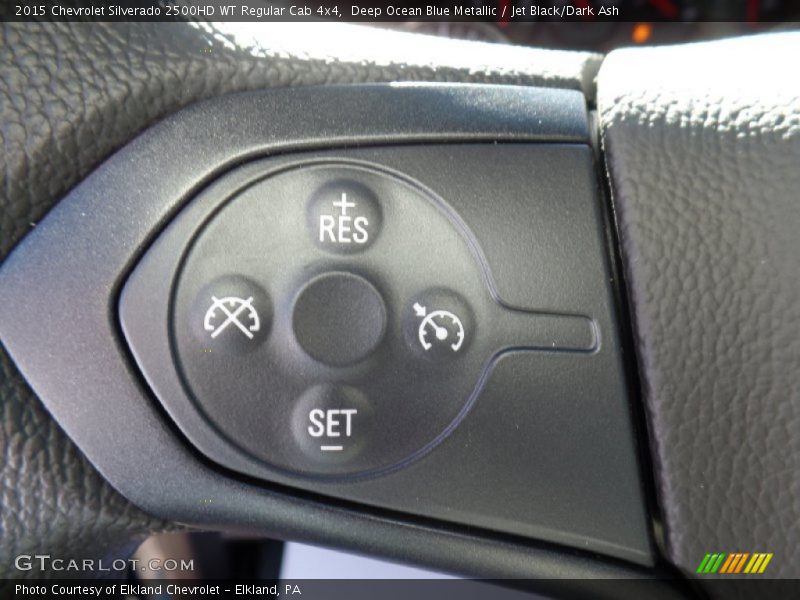 Deep Ocean Blue Metallic / Jet Black/Dark Ash 2015 Chevrolet Silverado 2500HD WT Regular Cab 4x4