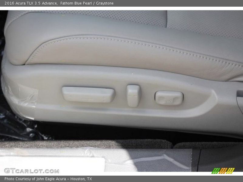 Fathom Blue Pearl / Graystone 2016 Acura TLX 3.5 Advance