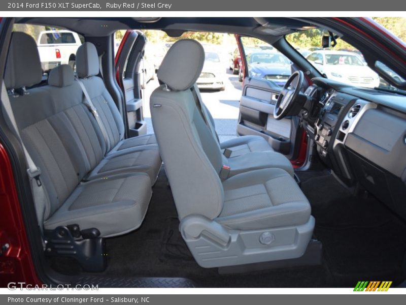 Ruby Red / Steel Grey 2014 Ford F150 XLT SuperCab