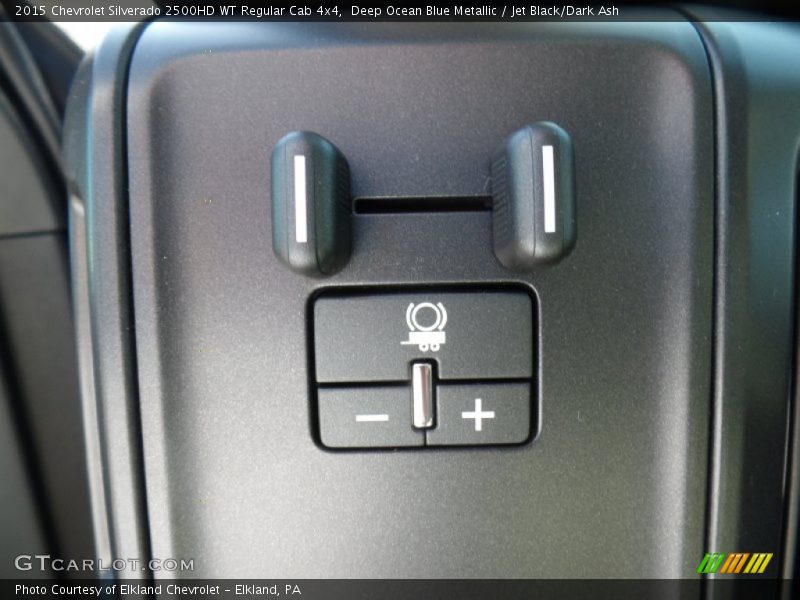 Deep Ocean Blue Metallic / Jet Black/Dark Ash 2015 Chevrolet Silverado 2500HD WT Regular Cab 4x4