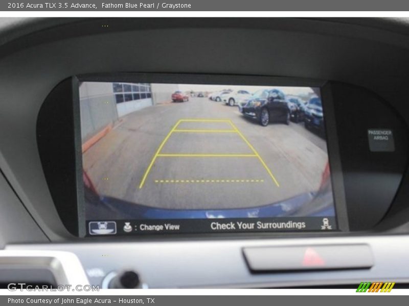 Fathom Blue Pearl / Graystone 2016 Acura TLX 3.5 Advance