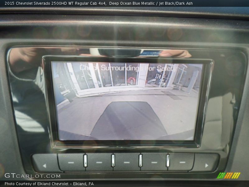Deep Ocean Blue Metallic / Jet Black/Dark Ash 2015 Chevrolet Silverado 2500HD WT Regular Cab 4x4
