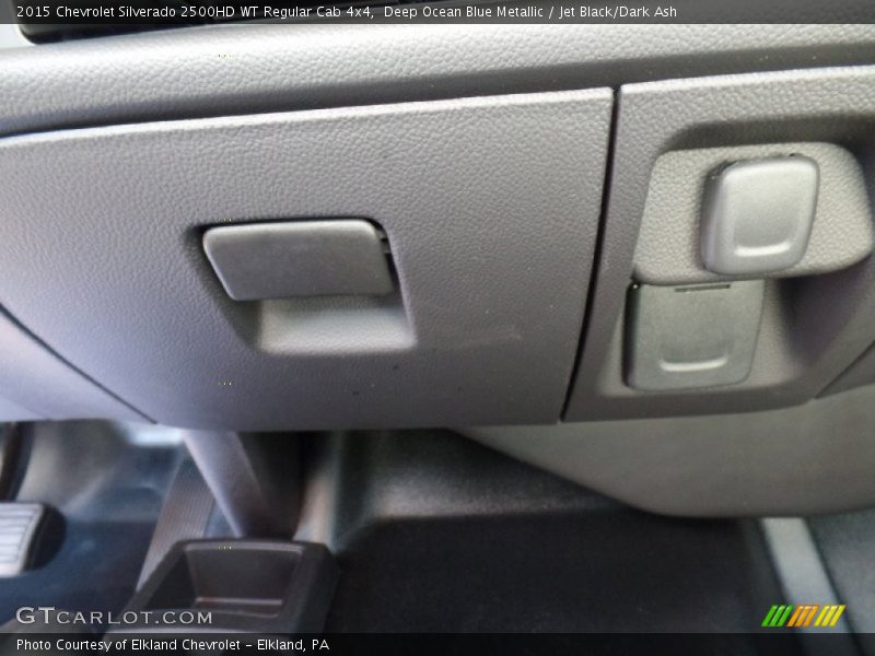 Deep Ocean Blue Metallic / Jet Black/Dark Ash 2015 Chevrolet Silverado 2500HD WT Regular Cab 4x4
