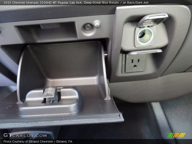 Deep Ocean Blue Metallic / Jet Black/Dark Ash 2015 Chevrolet Silverado 2500HD WT Regular Cab 4x4