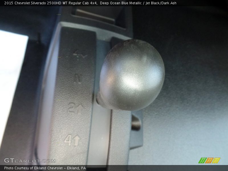 Deep Ocean Blue Metallic / Jet Black/Dark Ash 2015 Chevrolet Silverado 2500HD WT Regular Cab 4x4