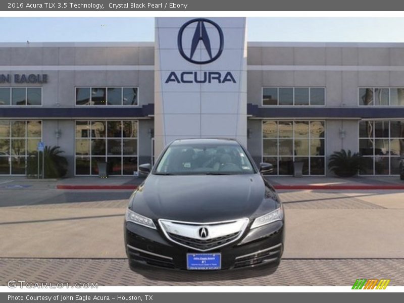 Crystal Black Pearl / Ebony 2016 Acura TLX 3.5 Technology