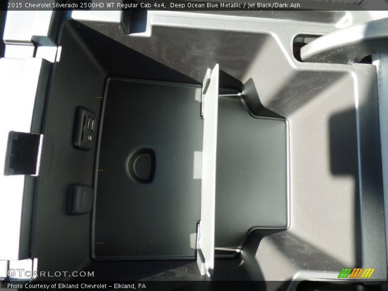 Deep Ocean Blue Metallic / Jet Black/Dark Ash 2015 Chevrolet Silverado 2500HD WT Regular Cab 4x4