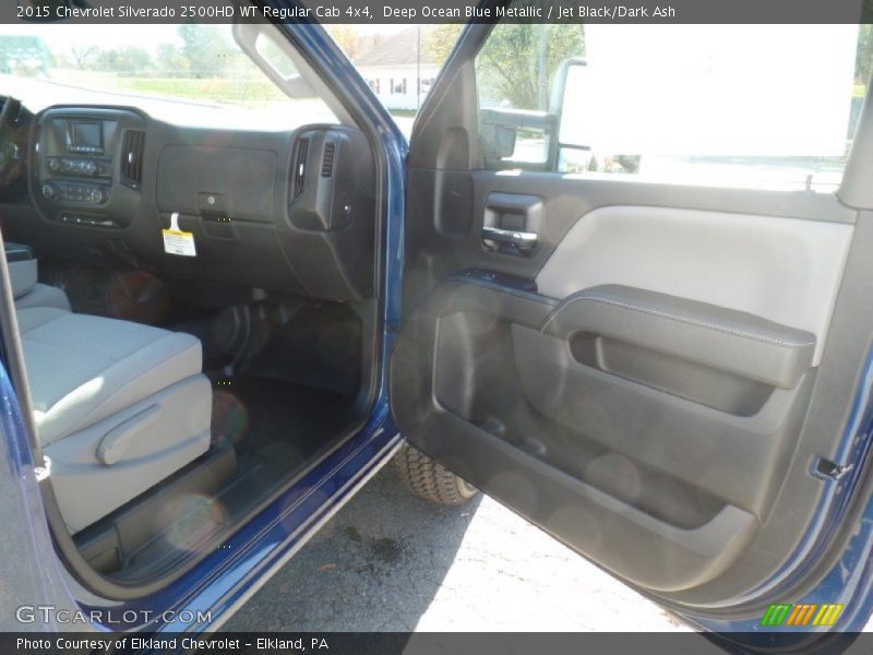 Deep Ocean Blue Metallic / Jet Black/Dark Ash 2015 Chevrolet Silverado 2500HD WT Regular Cab 4x4