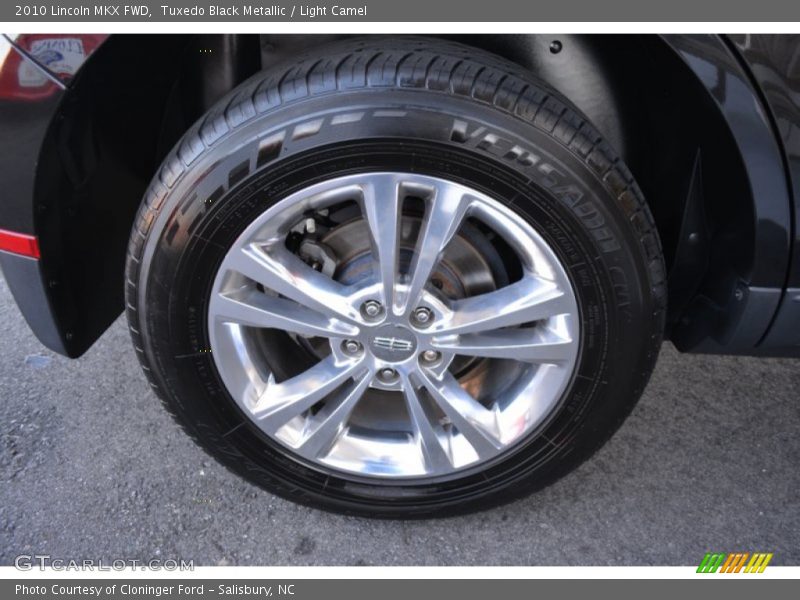 Tuxedo Black Metallic / Light Camel 2010 Lincoln MKX FWD