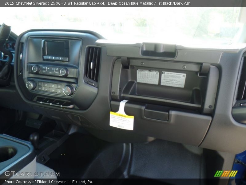 Deep Ocean Blue Metallic / Jet Black/Dark Ash 2015 Chevrolet Silverado 2500HD WT Regular Cab 4x4