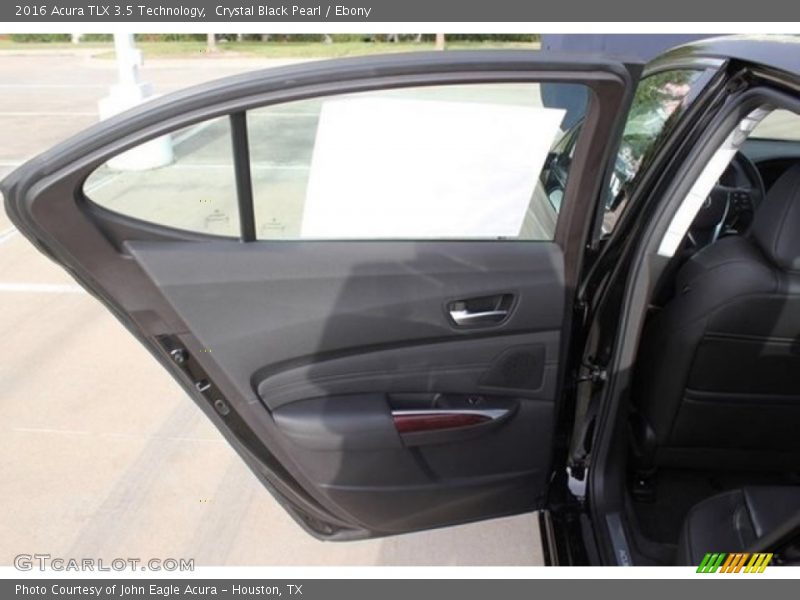 Crystal Black Pearl / Ebony 2016 Acura TLX 3.5 Technology