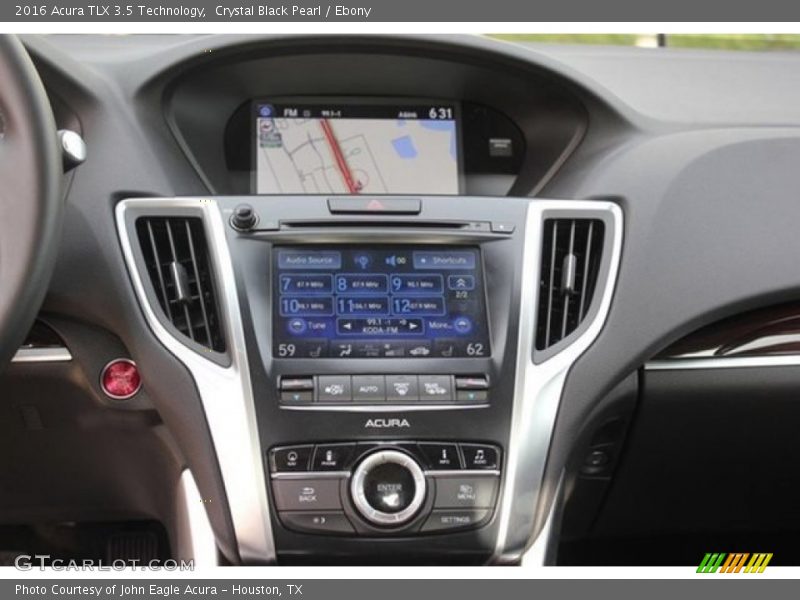 Crystal Black Pearl / Ebony 2016 Acura TLX 3.5 Technology