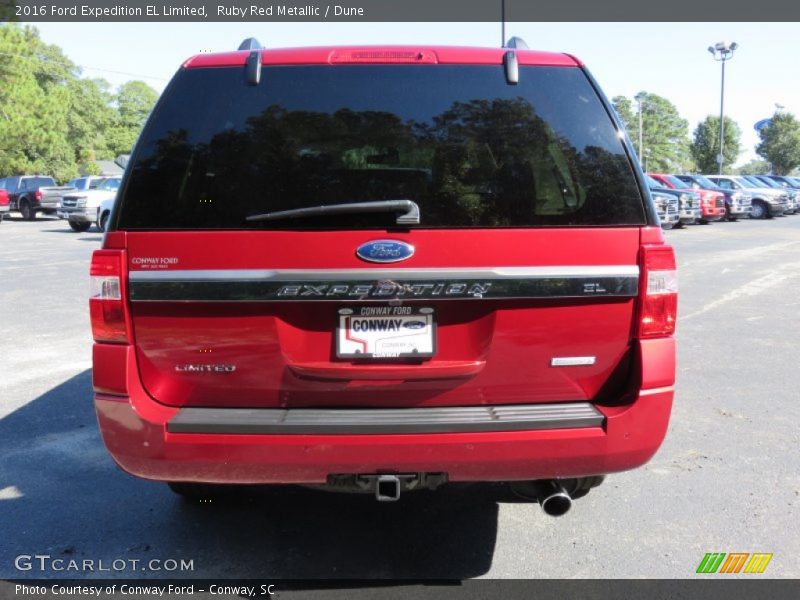 Ruby Red Metallic / Dune 2016 Ford Expedition EL Limited