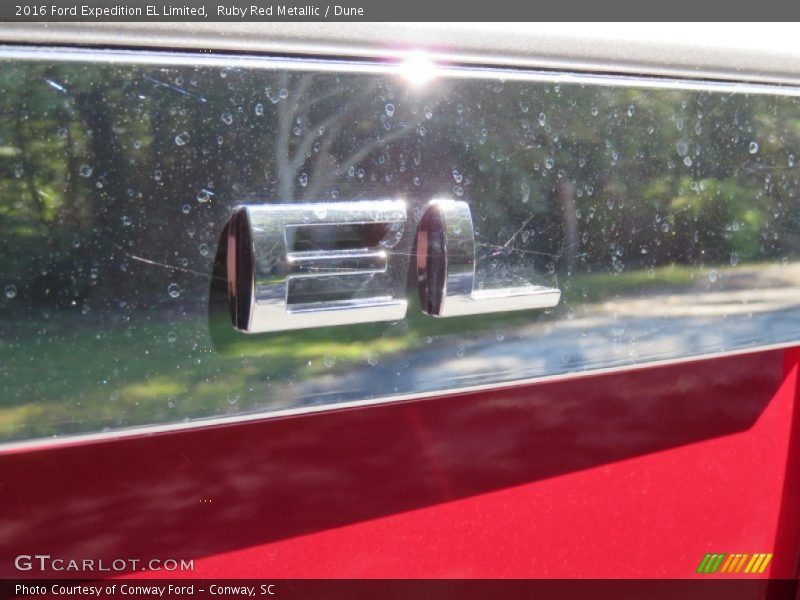 Ruby Red Metallic / Dune 2016 Ford Expedition EL Limited