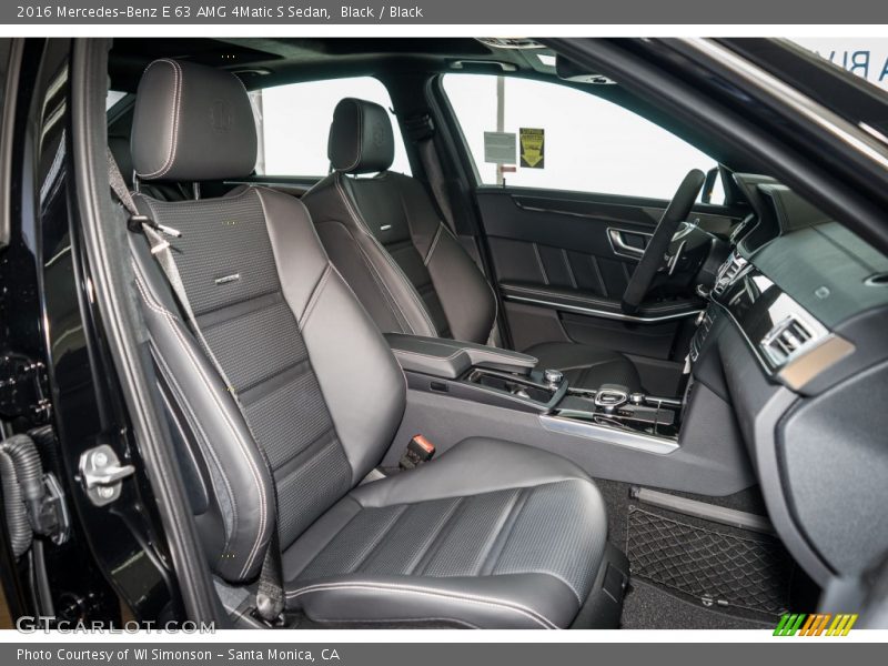 Front Seat of 2016 E 63 AMG 4Matic S Sedan