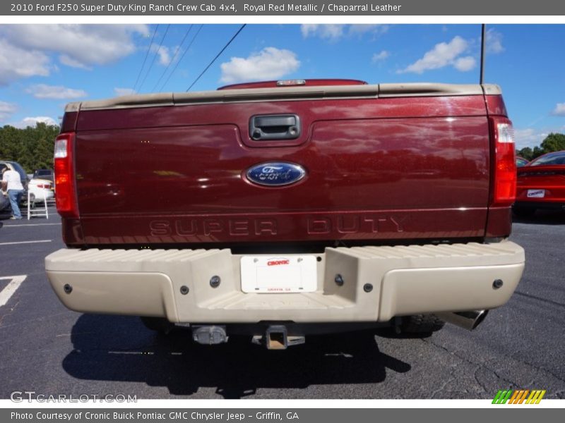 Royal Red Metallic / Chaparral Leather 2010 Ford F250 Super Duty King Ranch Crew Cab 4x4