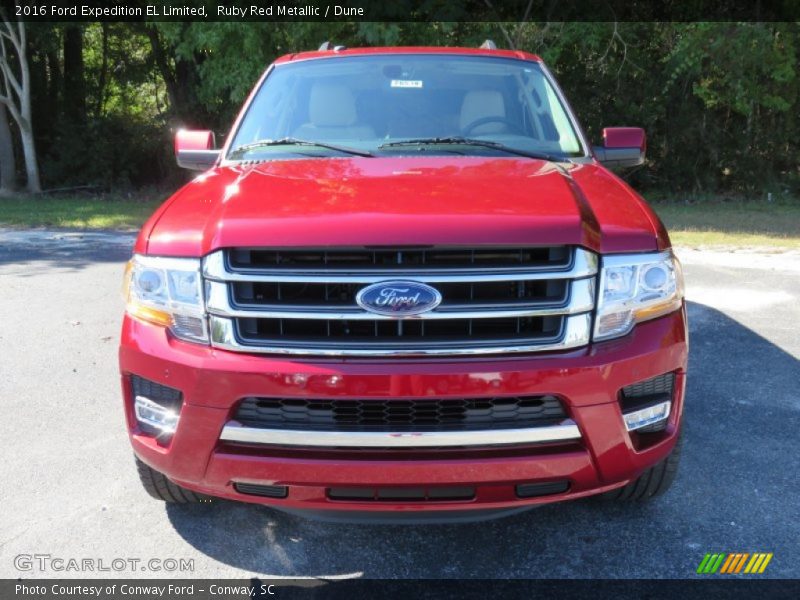 Ruby Red Metallic / Dune 2016 Ford Expedition EL Limited