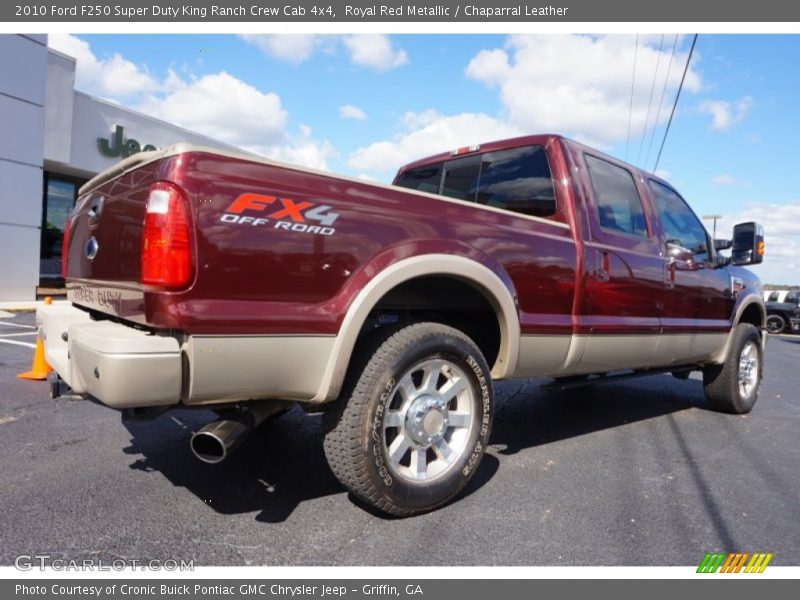 Royal Red Metallic / Chaparral Leather 2010 Ford F250 Super Duty King Ranch Crew Cab 4x4