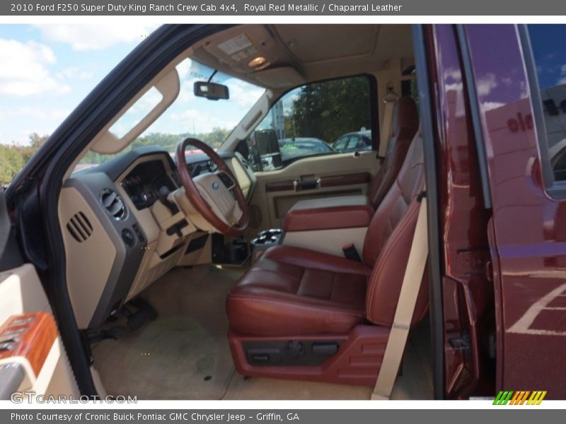 Royal Red Metallic / Chaparral Leather 2010 Ford F250 Super Duty King Ranch Crew Cab 4x4