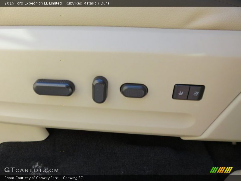 Ruby Red Metallic / Dune 2016 Ford Expedition EL Limited