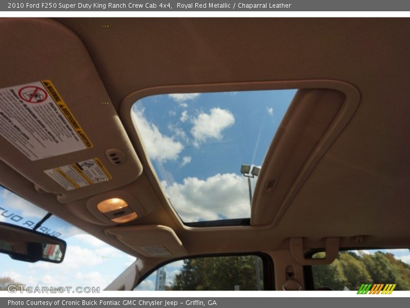 Royal Red Metallic / Chaparral Leather 2010 Ford F250 Super Duty King Ranch Crew Cab 4x4