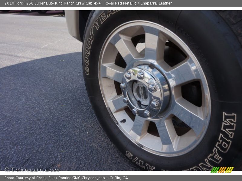 Royal Red Metallic / Chaparral Leather 2010 Ford F250 Super Duty King Ranch Crew Cab 4x4