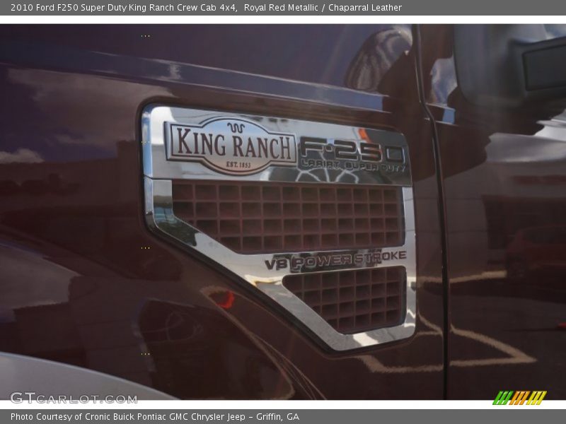 Royal Red Metallic / Chaparral Leather 2010 Ford F250 Super Duty King Ranch Crew Cab 4x4