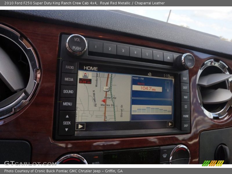 Royal Red Metallic / Chaparral Leather 2010 Ford F250 Super Duty King Ranch Crew Cab 4x4