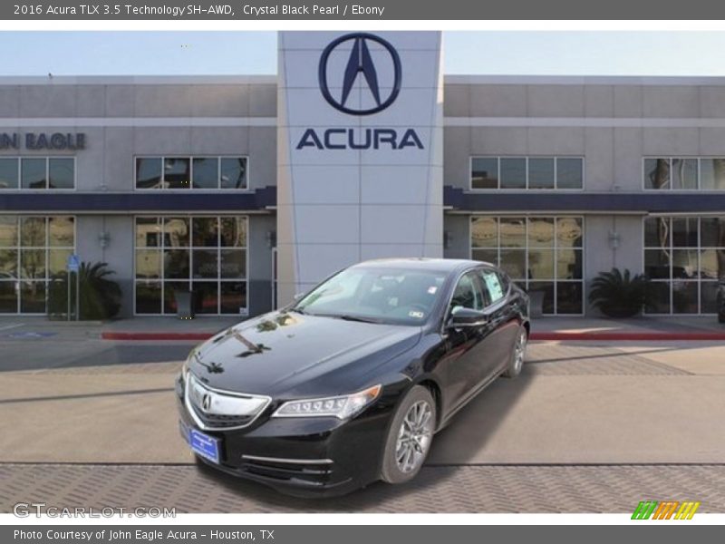 Crystal Black Pearl / Ebony 2016 Acura TLX 3.5 Technology SH-AWD