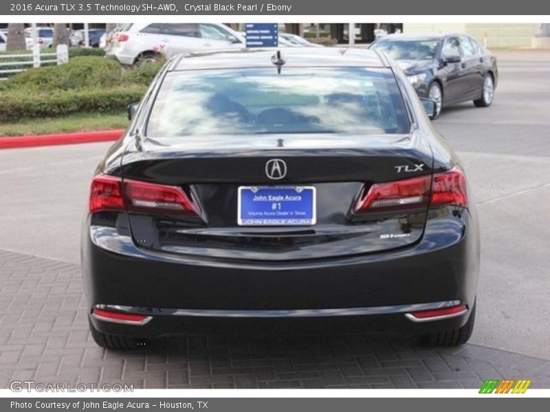 Crystal Black Pearl / Ebony 2016 Acura TLX 3.5 Technology SH-AWD