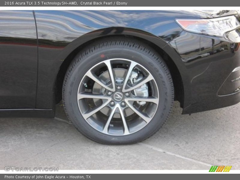 Crystal Black Pearl / Ebony 2016 Acura TLX 3.5 Technology SH-AWD