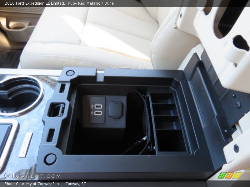 Ruby Red Metallic / Dune 2016 Ford Expedition EL Limited