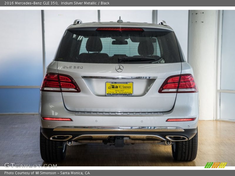 Iridium Silver Metallic / Black 2016 Mercedes-Benz GLE 350