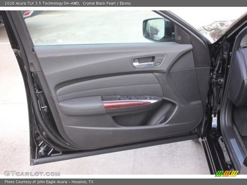 Crystal Black Pearl / Ebony 2016 Acura TLX 3.5 Technology SH-AWD