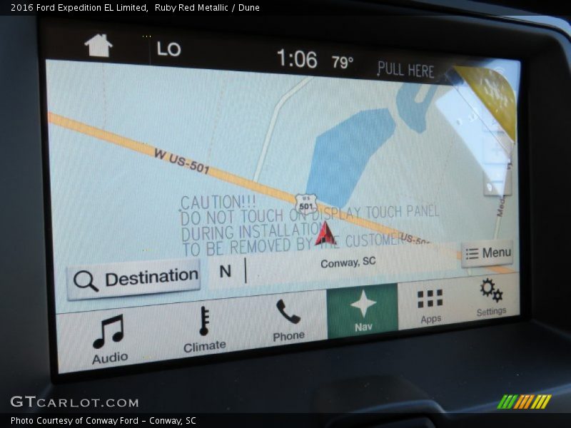 Ruby Red Metallic / Dune 2016 Ford Expedition EL Limited