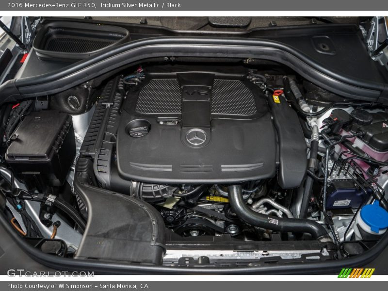 Iridium Silver Metallic / Black 2016 Mercedes-Benz GLE 350