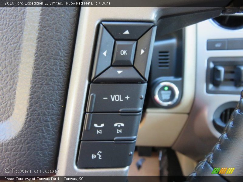 Controls of 2016 Expedition EL Limited