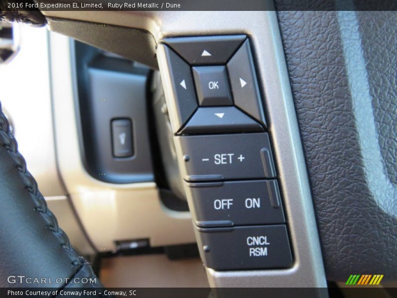 Controls of 2016 Expedition EL Limited