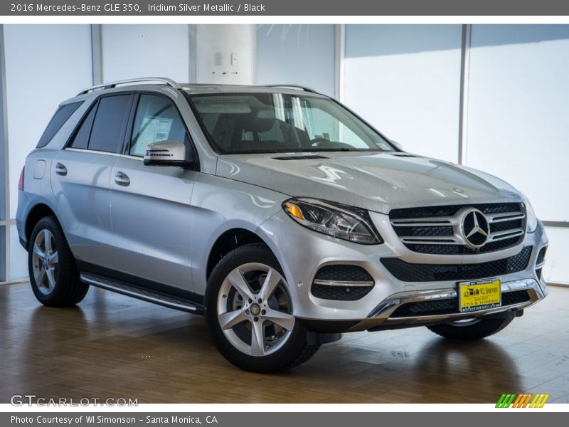 Iridium Silver Metallic / Black 2016 Mercedes-Benz GLE 350