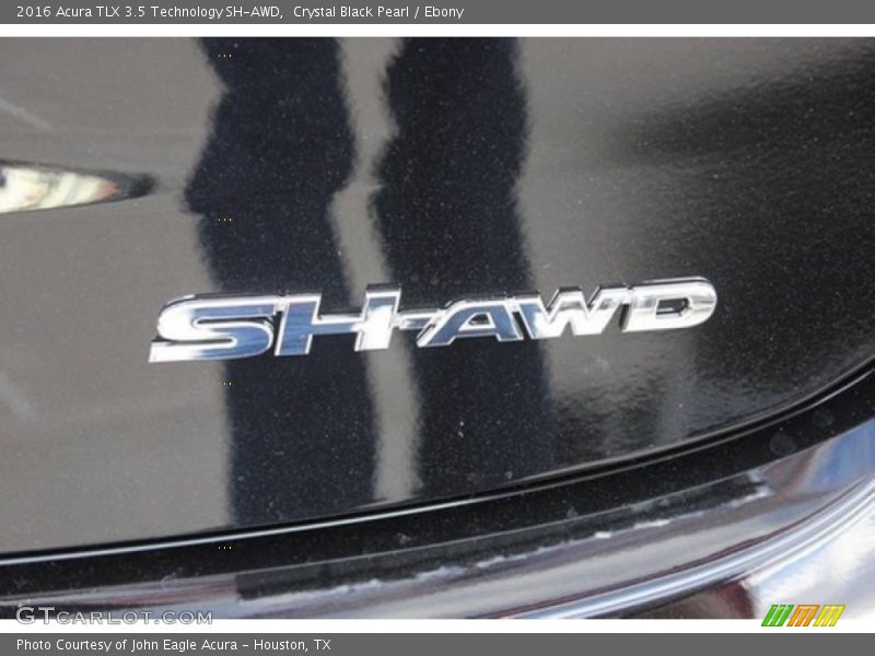 Crystal Black Pearl / Ebony 2016 Acura TLX 3.5 Technology SH-AWD